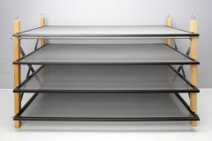4 Trockensiebe für 50 x 60 cm mit Rack