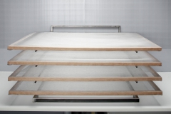 4 Trockensiebe für 70 x 100 cm mit Rack